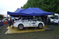 Rallye Český Krumlov: 2011servis04.JPG